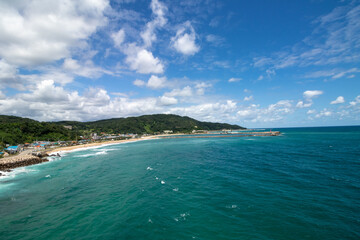 beach and blue sky