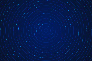 Wall Mural - Abstract gradient blue technology circular line design pattern with glitter effect. Technology futuristic concept. Vector illustration 