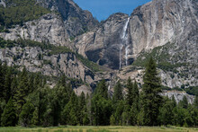 Upper And  Lower Yosemite Falls.