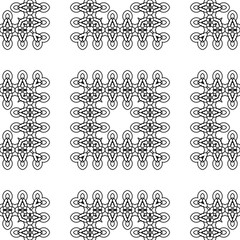 Design seamless decorative lacy pattern