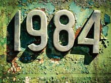 Close-up Of 1984 Number On Wall