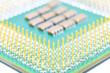 CPU chip closeup