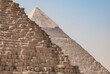 View of great pyramids of Giza