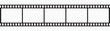 film strip icon isolated on transparent background. tape photo film strip frame, Video Film strip roll, Vector illustration