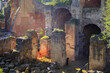 Ruins of the Flavian Amphitheater in Pozzuoli. Is the third largest Roman amphitheater in Italy.