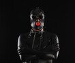 © serikbaib - male fetish, man in leather mask