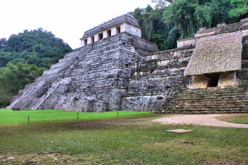 Sticker - Temple of the Inscriptions in Palenque, Mexico