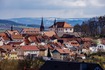 Wall Mural - The city of Geisa in Thuringia Germany