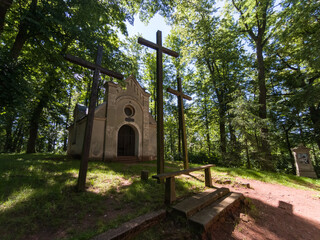 Sticker - Calvary in Wambierzyce - Table Mountains - Poland