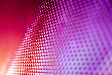 CloseUp LED blurred screen. LED soft focus background. abstract background ideal for design.