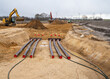 © Countrypixel - Netzausbau, Verlegung von Erdkabel in einer Trasse für Hochspannungsleitungen - Symbolfoto.