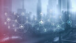 © Funtap - People Icons on Gears City Background