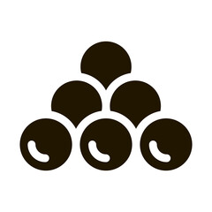 Wall Mural - Cannonballs Icon Vector Glyph Illustration