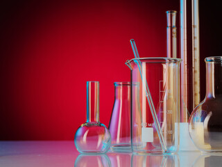 Canvas Print - Laboratory glassware