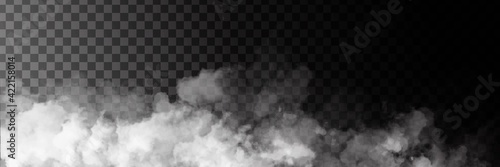 Photo Vector realistic isolated Smoke effect for decoration and covering on the transparent background