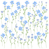 Fototapeta  - Beautiful flower illustration material collection,