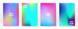 © Сашка Шаргаева - Minimal Poster. Pastel Soft. Rainbow Gradient Set