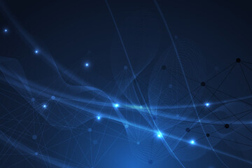 Wall Mural - big data visualization background. modern futuristic virtual abstract background. science network pa