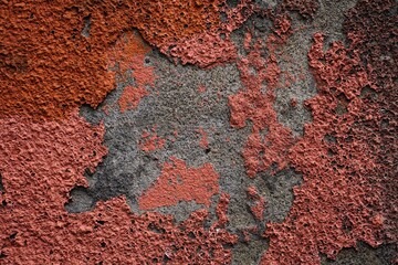 red stone building wall, textured abstract background