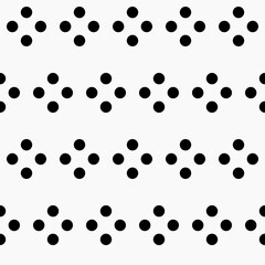 Poster - Four Dots Pattern. Vector Dots Pattern. Simple Dots Seamless Pattern.