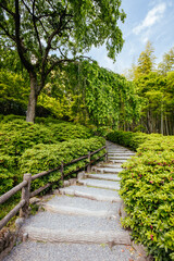 Canvas Print - Tenryu-ji Garden and Temple Kyoto Japan