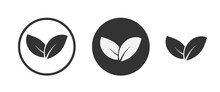 Flower, Plants Icon. Line Solid And Filled Outline And Filled Vector Sign.Different Style Icons Set. Pixel Perfect Vector