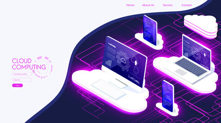 Web development, coding and programming responsive layout internet site or app of devices. Creation digital Software for mobile platforms. Concept neumorph background.