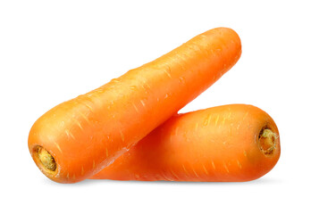 Sticker - Carrot isolated on white. carrot clipping path