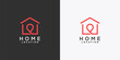 © Dece Std - Home logo design with creative pin concept. Logo design for inspiration, illustration