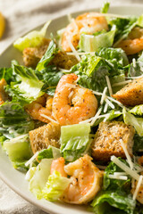 Wall Mural - Homemade Shrimp Caesar Salad