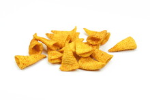 Cone Corn Chips Isolated On White Background
