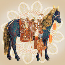3d Illustration Of Horse Image