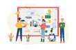 © impro-studio - Businessmen discuss social network and news for new projects