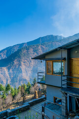 Wall Mural - a mountain bungalow, pekhri, tirthan valley, himachal pradesh, india