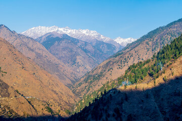 Wall Mural - a mountain valley, pekhri, tirthan valley, himachal pradesh, india