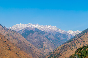 Wall Mural - a mountain valley, pekhri, tirthan valley, himachal pradesh, india