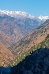 Wall Mural - a mountain valley, pekhri, tirthan valley, himachal pradesh, india