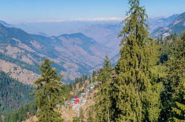 Wall Mural - a view of shoja, himachal pradesh, india