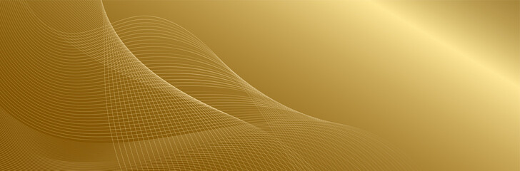 Wall Mural - Gold wave background