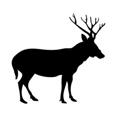 Wall Mural - Deer Silhouette