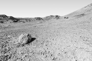 Canvas Print - Loneliness and hopelessness of the desert