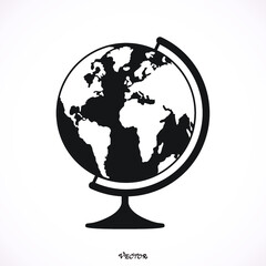 Wall Mural - Vector globe icons