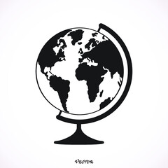 Wall Mural - Vector globe icons