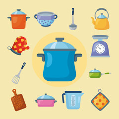 Poster - kitchen thirteen icons