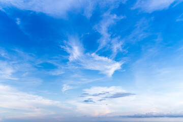 blue sky with clouds