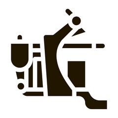 Poster - Tattoo Machine Icon Vector Glyph Illustration