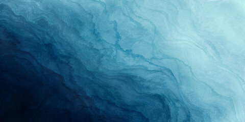 Poster - Abstract art blue paint background with liquid fluid grunge texture.