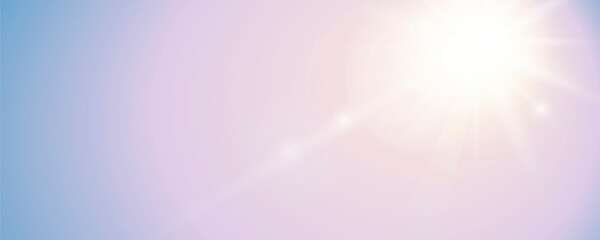 bright sunny sky background with copy space