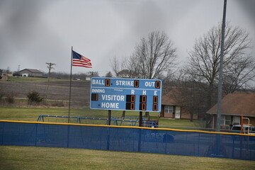 Wall Mural - Baseball Field