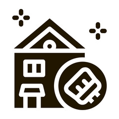 Sticker - House Cleaning Icon Vector Glyph Illustration